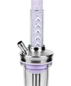 Detailed view of the Amotion FUTR Mauve Hookah neck, featuring intricate patterns and high-quality materials.