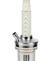 Detailed view of the Amotion FUTR Stone Hookah neck, featuring intricate patterns and high-quality materials.