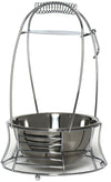 MYA Silver Medium Charcoal Basket