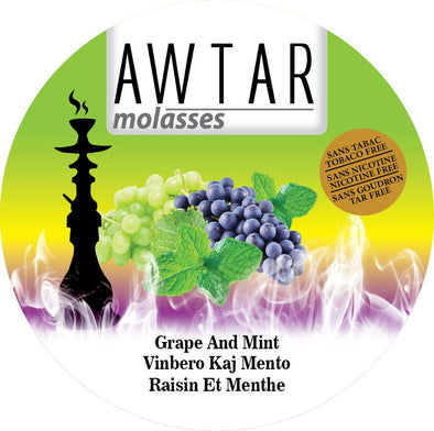 Awtar 250g Herbal Molasses (Grape Mint)