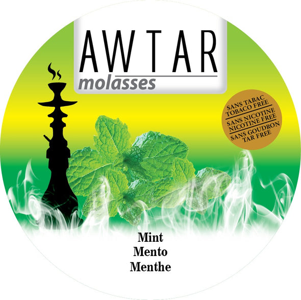 Awtar 250g Herbal Molasses for Hookah (Mint)